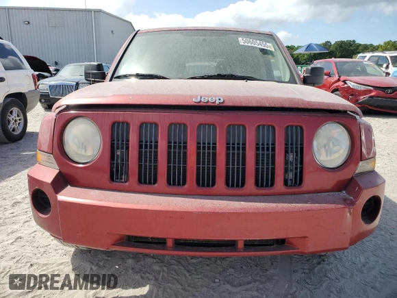 2008 Jeep Patriot Sport with VIN 1J8FT28W18D799581, listed as a Copart auction lot 50605455 with 142,809 mi miles and Salvage Title. Bid and sale history available at carsss.com. Image 5.
