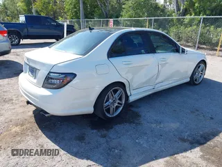 2011 Mercedes-Benz C-Class C 300 Sport with VIN WDDGF5EB3BR152220, listed as a IAAI auction lot 42030611 with 133,702 mi miles. Bid and sale history available at carsss.com. Image 4.