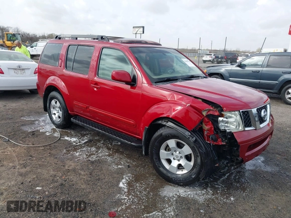 2007 Nissan Pathfinder S z VIN 5N1AR18U67C628267, wystawiony jako IAAI lot #41803746 z przebiegiem 117 488 mil mil oraz . Historia ofert i sprzedaży dostępna na DreamBid. Obrazek 1.