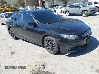 2018 Honda Civic Sedan LX with VIN 2HGFC2F53JH604916, listed as a IAAI auction lot 41819125 with 125,164 mi miles. Bid and sale history available at carsss.com. Image 1.