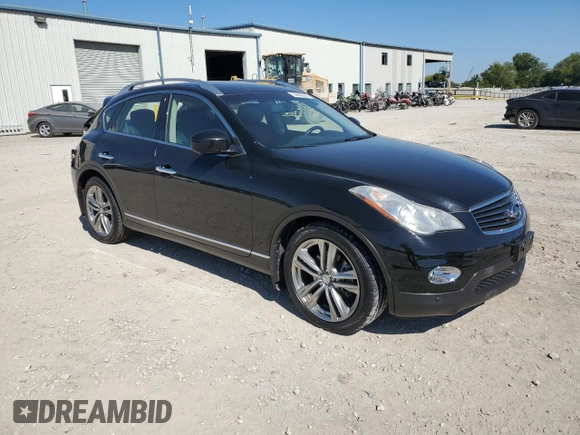 2012 Infiniti EX Journey with VIN JN1AJ0HR3CM452982, listed as a Copart auction lot 73639344 with 151,289 mi miles and Salvage Title. Bid and sale history available at DreamBid. Image 4.