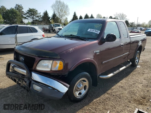 2001 Ford F-150 XL with VIN 2FTRX18L71CA11188, listed as a Copart auction lot 54187945 with Not provided miles and Salvage title. Bid and sale history available at DreamBid. Image 1.