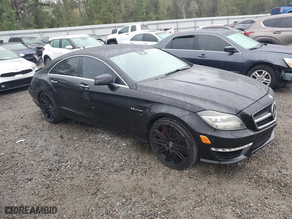 2012 Mercedes-Benz CLS-Class CLS 63 AMG with VIN WDDLJ7EB0CA015681, listed as a Copart auction lot 47734405 with 168,872 mi miles and Salvage Title. Bid and sale history available at carsss.com. Image 4.