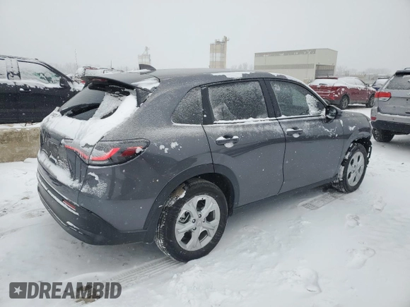 2024 Honda HR-V LX with VIN 3CZRZ1H3XRM734991, listed as a Copart auction lot 45575625 with 12,429 mi miles and Salvage Title. Bid and sale history available at carsss.com. Image 3.