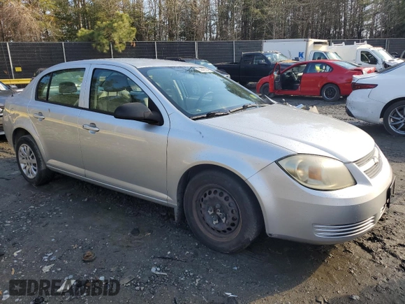 2010 Chevrolet Cobalt LS with VIN 1G1AB5F53A7132623, listed as a Copart auction lot 46311175 with 91,341 mi miles and Non Repairable. Bid and sale history available at DreamBid. Image 4.
