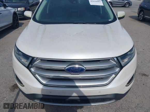 2016 Ford Edge Titanium with VIN 2FMPK3K88GBB17424, listed as a IAAI auction lot 42121662 with 115,235 mi miles. Bid and sale history available at carsss.com. Image 12.