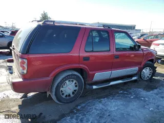 2000 GMC Envoy with VIN 1GKDT13W6Y2354558, listed as a Copart auction lot 42654665 with 201,547 mi miles and Salvage Title. Bid and sale history available at carsss.com. Image 3.
