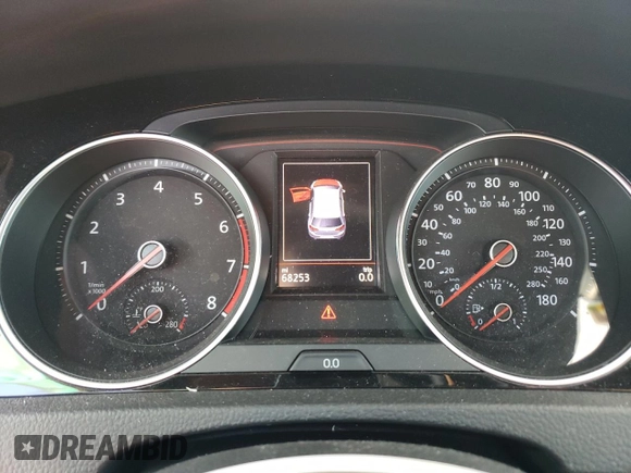 2018 Volkswagen Golf GTI S with VIN 3VW447AU5JM296709, listed as a Copart auction lot 37674014 with 68,253 mi miles. Bid and sale history available at carsss.com. Image 9.