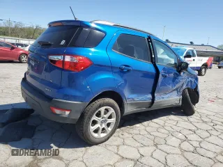 2021 Ford EcoSport SE z VIN MAJ6S3GL6MC409572, wystawiony jako Copart lot #53320685 z przebiegiem 26 448 mil mil oraz Szkoda całkowita • Salvage title. Historia ofert i sprzedaży dostępna na DreamBid. Obrazek 3.