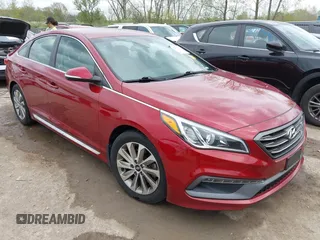 2015 Hyundai Sonata Limited with VIN 5NPE34AFXFH202816, listed as a IAAI auction lot 42133381 with 107,789 mi miles and . Bid and sale history available at carsss.com. Image 1.