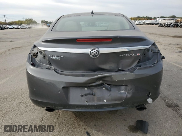 2011 Buick Regal CXL Turbo TO1 with VIN W04GV5EV9B1084036, listed as a Copart auction lot 75712394 with 141,318 mi miles and Salvage Title. Bid and sale history available at carsss.com. Image 6.