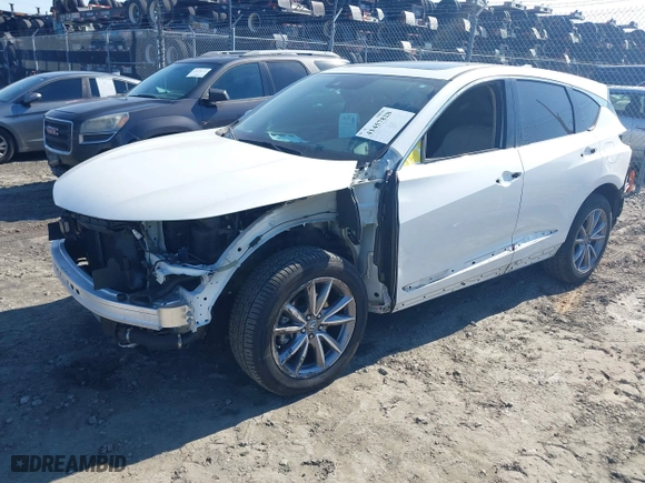 2020 Acura RDX w/Technology Pkg with VIN 5J8TC1H52LL006185, listed as a IAAI auction lot 41457828 with 59,998 mi miles. Bid and sale history available at carsss.com. Image 21.