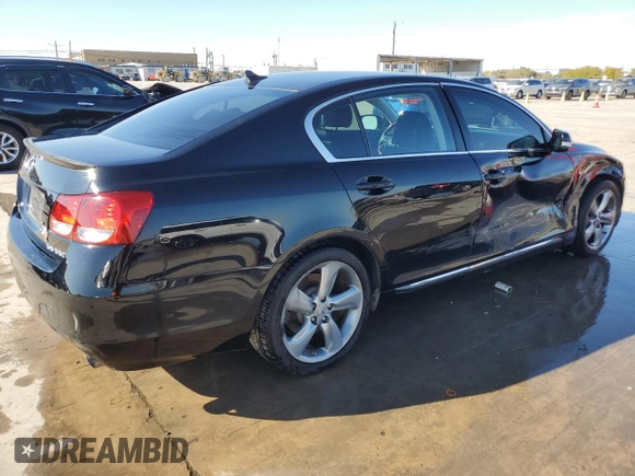 2008 Lexus GS 350 with VIN JTHBE96S680042948, listed as a Copart auction lot 82522794 with 17,857 mi miles and Salvage Title. Bid and sale history available at carsss.com. Image 3.
