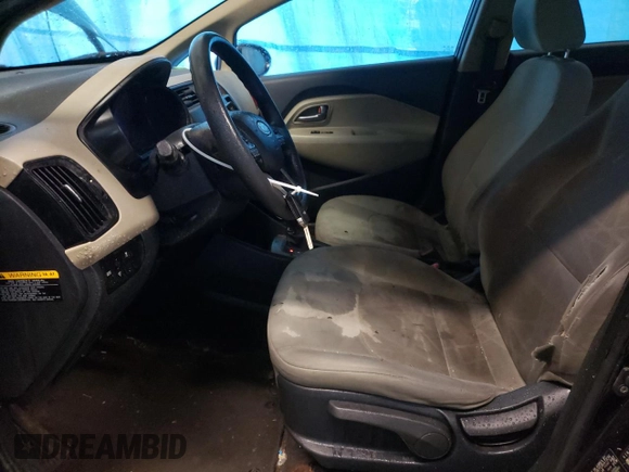 2013 Kia Rio LX with VIN KNADM4A31D6127488, listed as a Copart auction lot 51660205 with 77,357 mi miles and Salvage Title. Bid and sale history available at carsss.com. Image 7.
