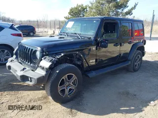 2018 Jeep Wrangler Unlimited Sport с VIN 1C4HJXDG4JW110788, выставлен на аукционе IAAI как лот 41796075 с пробегом 69 378 миль миль и . История ставок и продаж доступна на DreamBid. Изображение 21.