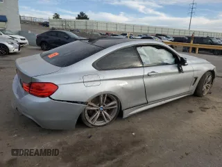 2016 BMW 4 Series 435i xDrive с VIN WBA3R5C50GK374062, выставлен на аукционе Copart как лот 46268235 с пробегом 76 878 миль миль и Списание • Salvage title. История ставок и продаж доступна на DreamBid. Изображение 3.