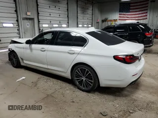 2022 BMW 5 Series 530i xDrive with VIN WBA13BJ04NWX53277, listed as a Copart auction lot 52606425 with 54,944 mi miles and Salvage Title. Bid and sale history available at DreamBid. Image 2.