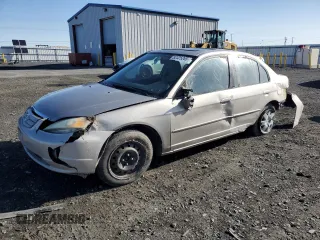 2002 Honda Civic EX with VIN 1HGES25712L014218, listed as a Copart auction lot 52325265 with 206,919 mi miles and Salvage Title. Bid and sale history available at DreamBid. Image 1.