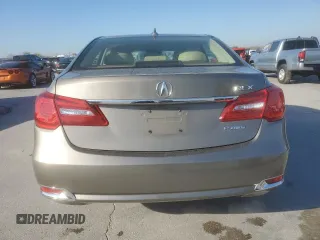 2015 Acura RLX Tech Pkg with VIN JH4KC1F52FC001004, listed as a Copart auction lot 48388385 with 248,635 mi miles and Salvage Title. Bid and sale history available at carsss.com. Image 6.