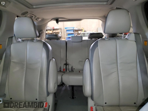 2011 Toyota Sienna XLE AAS with VIN 5TDYK3DCXBS028505, listed as a Copart auction lot 52927885 with 240,646 mi miles and Salvage Title. Bid and sale history available at DreamBid. Image 10.