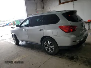 2017 Nissan Pathfinder SV with VIN 5N1DR2MM2HC691117, listed as a Copart auction lot 55679215 with Not provided miles and Salvage title. Bid and sale history available at DreamBid. Image 2.