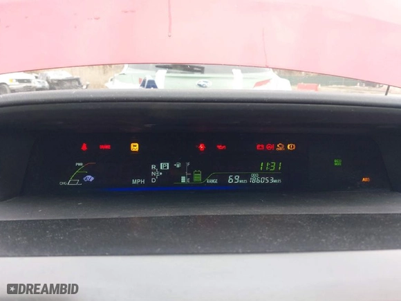 2012 Toyota Prius v Two with VIN JTDZN3EU3C3012636, listed as a IAAI auction lot 41485685 with 186,053 mi miles. Bid and sale history available at carsss.com. Image 7.