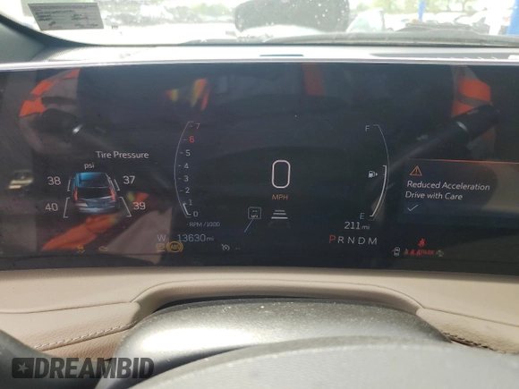 2024 Cadillac XT4 FWD Premium Luxury with VIN 1GYFZCR48RF169081, listed as a Copart auction lot 52429215 with 13,630 mi miles and Salvage title. Bid and sale history available at DreamBid. Image 9.