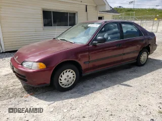 1992 Honda Civic z VIN 1HGEG8653NL056427, wystawiony jako Copart lot #69135114 z przebiegiem 143 658 mil mil oraz Tytuł czysty. Historia ofert i sprzedaży dostępna na DreamBid. Obrazek 1.