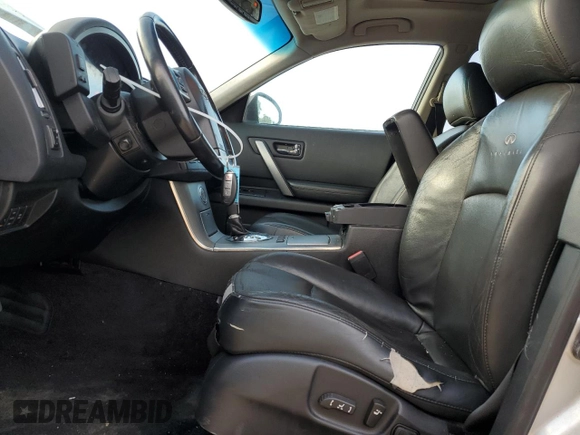 2008 Infiniti FX35 with VIN JNRAS08W28X205023, listed as a Copart auction lot 75767754 with 169,829 mi miles and Salvage Title. Bid and sale history available at carsss.com. Image 7.