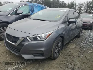 2021 Nissan Versa SV with VIN 3N1CN8EV9ML848066, listed as a Copart auction lot 47996785 with 109,774 mi miles and Salvage Title. Bid and sale history available at carsss.com. Image 1.