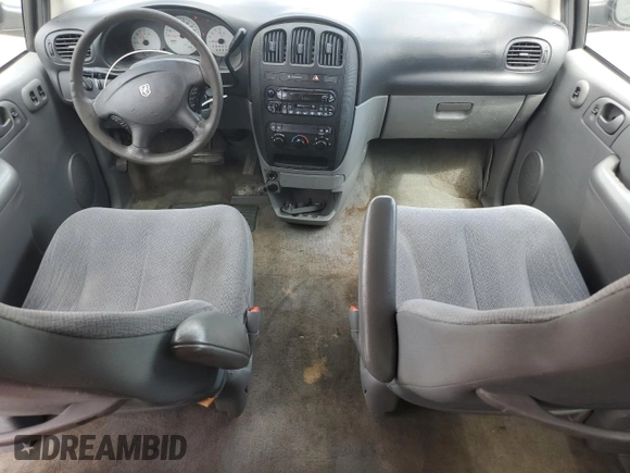 2005 Dodge Caravan SE with VIN 1D4GP25B55B344387, listed as a Copart auction lot 51122075 with 206,971 mi miles and Salvage title. Bid and sale history available at DreamBid. Image 8.