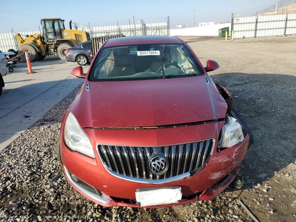 2015 Buick Regal with VIN 2G4GV5EK8F9171550, listed as a Copart auction lot 83577054 with Not provided miles and Salvage title. Bid and sale history available at DreamBid. Image 5.
