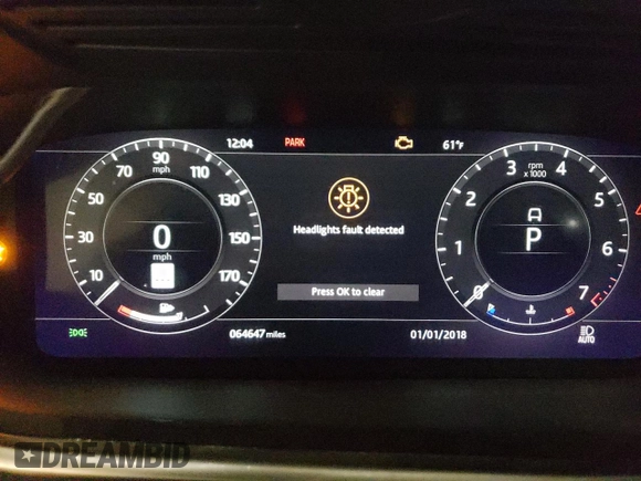2020 Land Rover Range Rover Evoque SE with VIN SALZP2FX6LH080695, listed as a Copart auction lot 57940375 with 64,647 mi miles and Salvage title. Bid and sale history available at DreamBid. Image 9.
