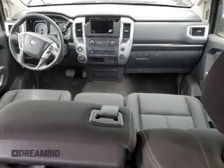 2017 Nissan Titan SV with VIN 1N6AA1EJXHN534790, listed as a Copart auction lot 52567735 with 184,884 mi miles and Salvage Title. Bid and sale history available at DreamBid. Image 8.