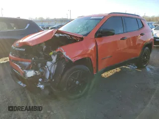 2018 Jeep Compass Sport z VIN 3C4NJCAB4JT226759, wystawiony jako Copart lot #42309465 z przebiegiem 121 436 mil mil oraz Nie do naprawy • Non repairable. Historia ofert i sprzedaży dostępna na DreamBid. Obrazek 1.