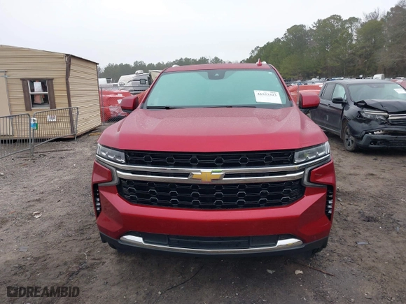 2023 Chevrolet Tahoe LS with VIN 1GNSCMKD4PR308051, listed as a IAAI auction lot 41553323 with 46,708 mi miles. Bid and sale history available at carsss.com. Image 12.