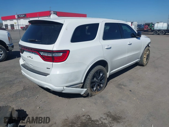 2021 Dodge Durango GT z VIN 1C4RDJDG2MC694669, wystawiony jako IAAI lot #41638513 z przebiegiem 80 860 mil mil oraz . Historia ofert i sprzedaży dostępna na DreamBid. Obrazek 4.