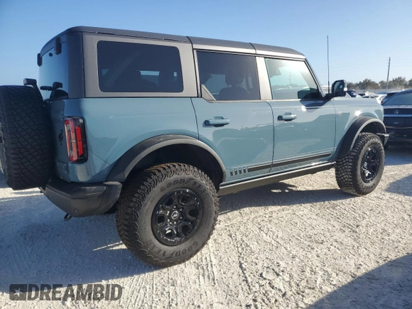 2021 Ford Bronco First Edition with VIN 1FMEE5EP3MLA42950, listed as a Copart auction lot 76982664 with Not Provided miles and Non Repairable. Bid and sale history available at DreamBid. Image 3.