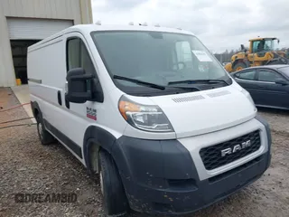 2019 Ram ProMaster Cargo with VIN 3C6TRVAG4KE565915, listed as a IAAI auction lot 41604165 with 77,565 mi miles and . Bid and sale history available at carsss.com. Image 1.
