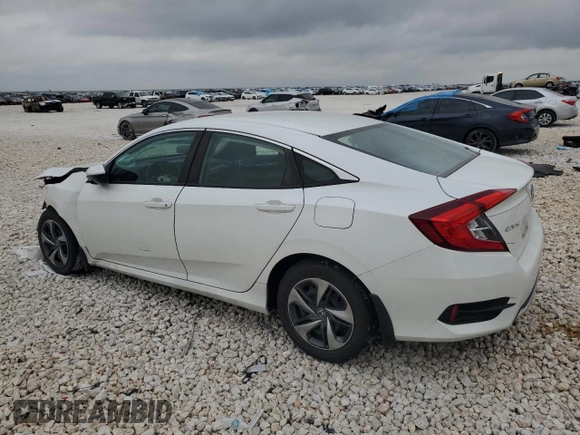 2020 Honda Civic LX with VIN 2HGFC2F60LH505837, listed as a Copart auction lot 50656215 with 49,861 mi miles and Salvage Title. Bid and sale history available at DreamBid. Image 2.