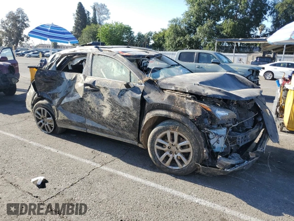 2016 Lexus NX 200t with VIN JTJYARBZ9G2023191, listed as a Copart auction lot 56721165 with 104,417 mi miles and Salvage title. Bid and sale history available at DreamBid. Image 4.