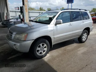 2001 Toyota Highlander z VIN JTEHF21A710027827, wystawiony jako Copart lot #55601615 z przebiegiem 158 219 mil mil oraz Czysty tytuł • Clean title. Historia ofert i sprzedaży dostępna na DreamBid. Obrazek 1.