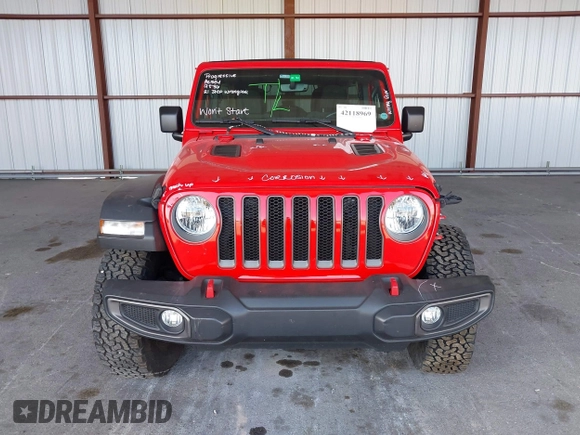 2021 Jeep Wrangler Unlimited Rubicon z VIN 1C4HJXFG8MW785318, wystawiony jako IAAI lot #42118969 z przebiegiem 61 572 mil mil oraz . Historia ofert i sprzedaży dostępna na DreamBid. Obrazek 12.