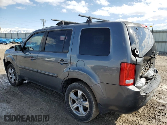 2012 Honda Pilot EX-L with VIN 5FNYF4H5XCB017371, listed as a Copart auction lot 49142795 with 171,719 mi miles and Salvage Title. Bid and sale history available at DreamBid. Image 2.