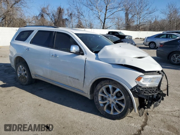 2018 Dodge Durango Citadel with VIN 1C4RDJEG0JC400423, listed as a Copart auction lot 42122825 with 123,903 mi miles and Salvage title. Bid and sale history available at DreamBid. Image 4.