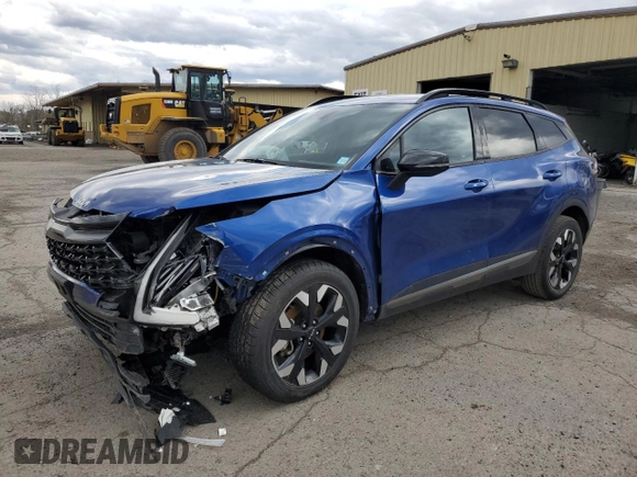2023 Kia Sportage X-Line with VIN 5XYK6CAF1PG012271, listed as a Copart auction lot 53190145 with 49,392 mi miles and Salvage Title. Bid and sale history available at carsss.com. Image 1.