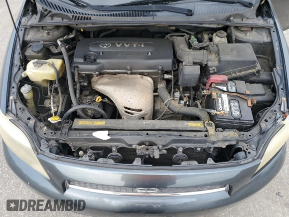 2005 Scion tC with VIN JTKDE177450057703, listed as a Copart auction lot 46842755 with 190,486 mi miles and Salvage Title. Bid and sale history available at carsss.com. Image 12.