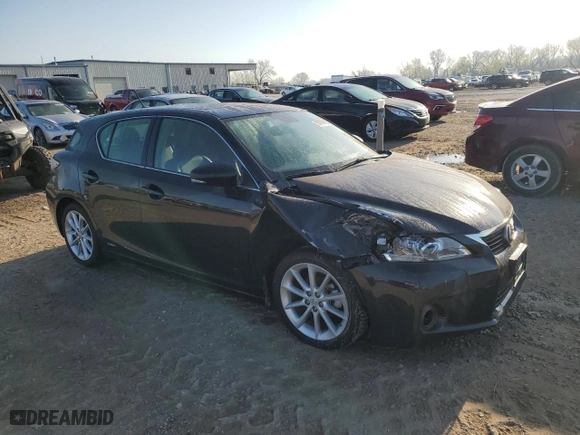 2013 Lexus CT 200h Hybrid with VIN JTHKD5BH8D2166868, listed as a Copart auction lot 51762705 with 116,716 mi miles and Salvage Title. Bid and sale history available at carsss.com. Image 4.