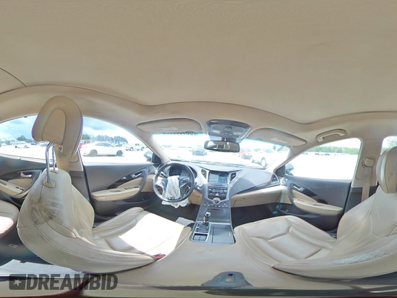 2015 Hyundai Azera Limited with VIN KMHFH4JG7FA480123, listed as a Copart auction lot 56900285 with 136,325 mi miles and Salvage title. Bid and sale history available at DreamBid. Image 15.