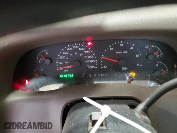 2002 Ford F-250 XL with VIN 1FTNF20LX2EB18296, listed as a Copart auction lot 64506675 with 121,467 mi miles and Salvage title. Bid and sale history available at DreamBid. Image 9.